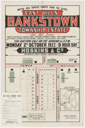 [Bankstown subdivision plans] [cartographic material]