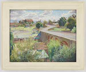 The Road to Bathurst, 1946 / oil painting by Douglas Du...