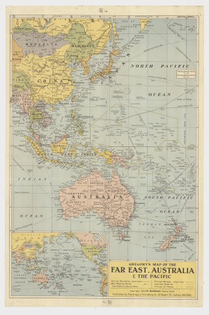 Gregory's map of the Far East, Australia and the Pacifi...
