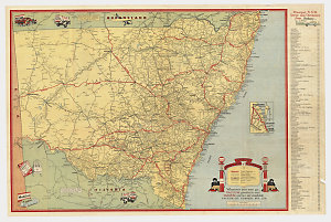 Vacuum road map of N.S.Wales [cartographic material] / ...