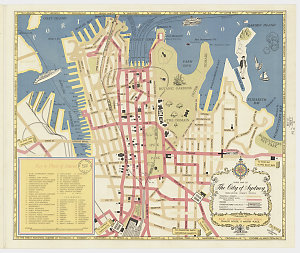 Guide map of the City of Sydney including King's Cross ...