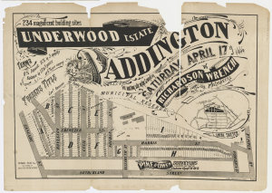 Underwood estate, Paddington [cartographic material] : ...