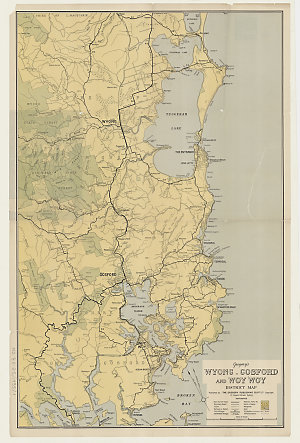 Gregory's Wyong-Gosford and Woy Woy district map [carto...