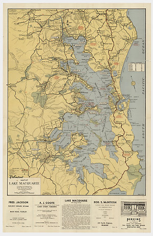 Map of Lake Macquarie [cartographic material] / H.E.C. ...