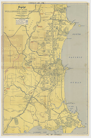 Gregory's map of the Wollongong - Port Kembla district ...