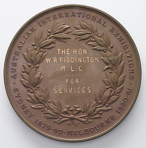 Medal to commemorate the Australian International Exhib...