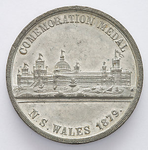 First International Exhibition, Sydney 1879. Medal, 187...