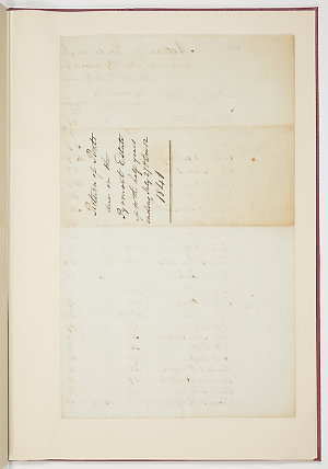 Volume 098 Item 01: Pyrmont Estate correspondence and returns, 1832-1870