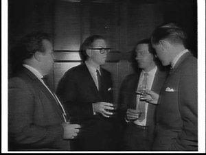 Stan Freburg, visiting from America for the Frank Sinat...