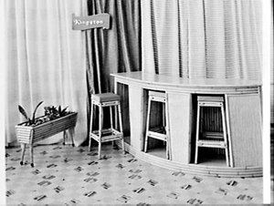Crows Nest Wicker Works exhibit, Furniture Show 1966, S...