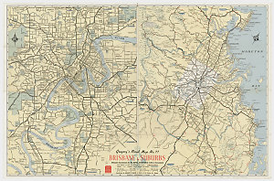 Gregory's road map. No. 77, Brisbane & suburbs [cartogr...