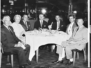 Mr. Lane, Mrs. Jackson and a group of Kraft Foods perso...