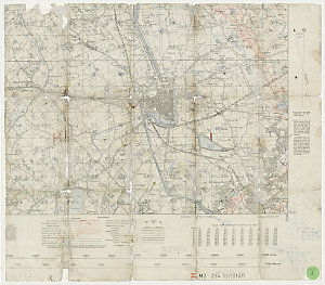 [Belgium, Ypres battle map] [cartographic material] / [...