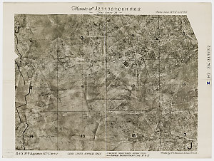 Mosaic of J, 2, 3, 4, 5, 8, 9, 10, 11, 14, 15, 16, 17 [cartographic material] : map sheet 28 [Belgium] / B.I.S. No. 4 Sqd. R.F.C. ; printed by No. 2 Advanced Section A.P. & S.S.