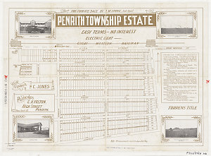 Penrith Township Estate [cartographic material] for pri...