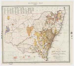 Sketch map of New South Wales showing thelocalities of ...
