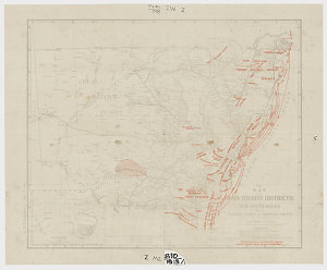 Map of the main tourist districts of New South Wales [c...