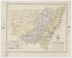 Map of New South Wales [cartographic material] : indica...