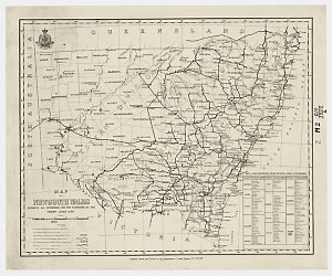 Map of New South Wales [cartographic material] : showin...