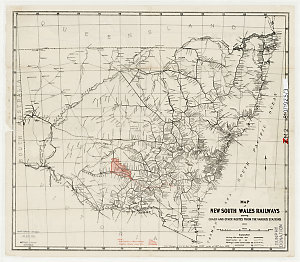 Map of New South Wales railways [cartographic material]...