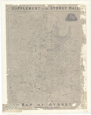 Map of Sydney shewing the municipal wards [cartographic...