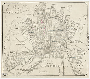 Map of the city of Sydney [cartographic material] / H.E...