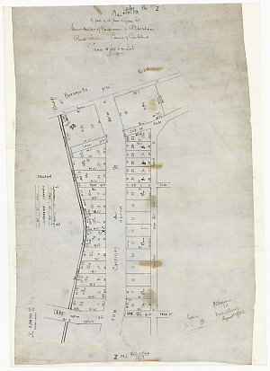 Plan of part of the West Kensington estate in the munic...
