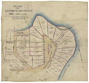Plan of the Elizabeth Bay estate [cartographic material...