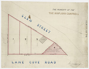 The property of the Honr. John Campbell [cartographic m...