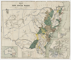 Map of New South Wales, 1871 [cartographic material] / ...