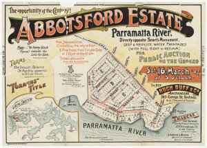 Abbotsford estate, Parramatta River [cartographic mater...