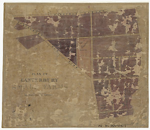 Plan of Canterbury small farms [cartographic material] ...