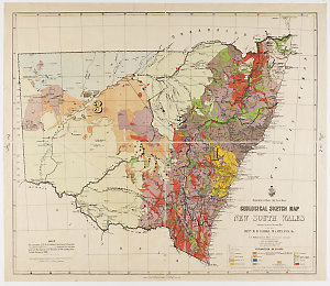 Geological sketch map of New South Wales [cartographic ...