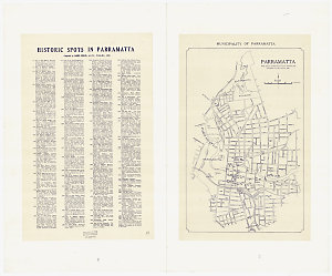 Parramatta [cartographic material] with places of histo...