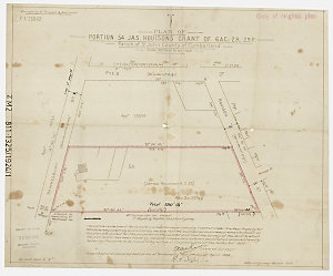 Plan of Portion 54, Jas. Houison's grant of 6 ac. 2r. 2...