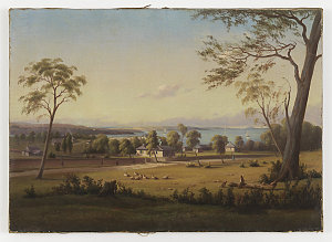 View of Rossbank Observatory, Hobart, ca. 1849-1854 / a...