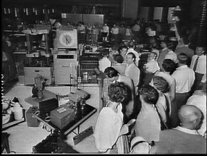 Public at the official opening of the Japan Trade Fair,...