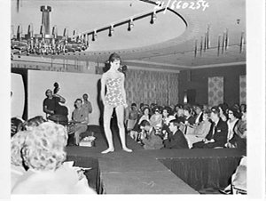 Fashion parade of Jantzen swimsuits for 1967, Menzies H...