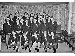 NSW Junior Rugby Union (under 21) Team 1965, Shell Hous...