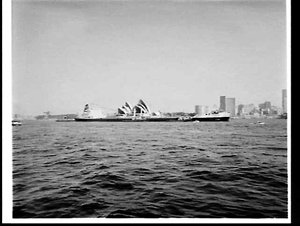 Oil tanker Dorcasia in Sydney Harbour