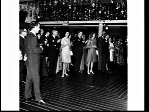 P. & O. retirement party on board the liner Oronsay, Ci...