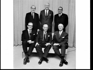 Group portrait of the Board of Directors of Berlei Ltd.