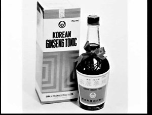 APA studio photograph of a bottle of Korea Ginseng toni...