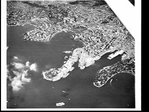 Aerial photograph of Garden Island (HMAS Kuttabul) for ...