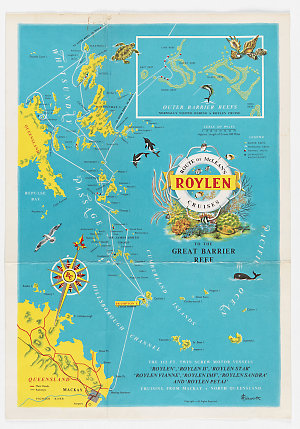Route of McLean's Roylen cruises to the Great Barrier R...