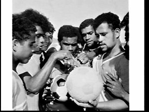 New Caledonia under-19 Soccer Team, E.S. Marks Field