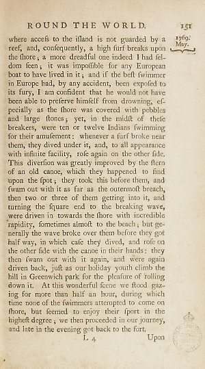 An account of the voyages undertaken by the order of His present Majesty, for making discoveries in the southern hemisphere, and successively performed by Commodore Byron, Captain Wallis, Captain Carteret and Captain Cook, in the Dolphin, the Swallow, and the Endeavour : drawn up from the journals which were kept by the several commanders, and from the papers of Joseph Banks, Esq. / by John Hawkesworth.