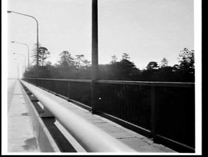 Tubular railing on a bridge, Parramatta