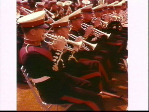 Naval band playing at the Showground