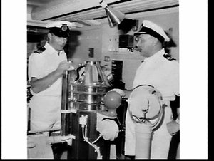 Captain Plant and his son, an officer on the P. & O. sh...